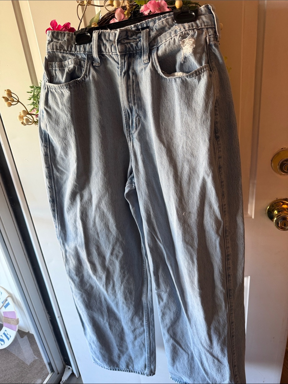 Hollister Light Wash Boot Cut Jeans
